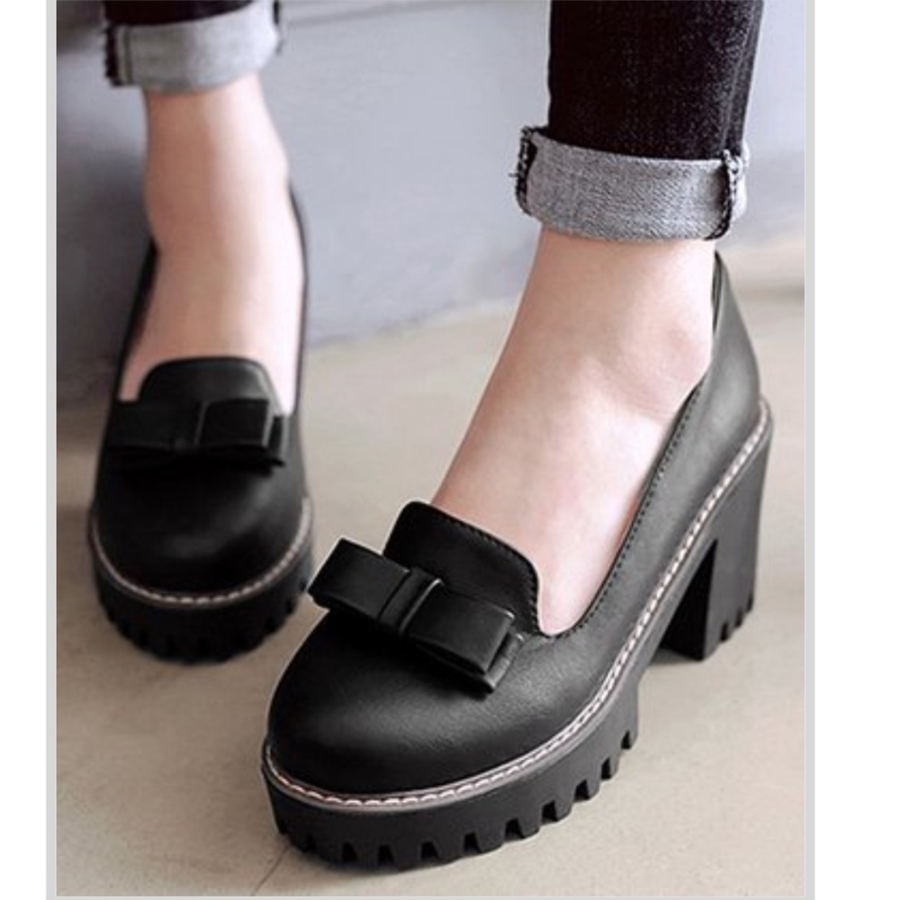 Chunky Sole Platform Heel